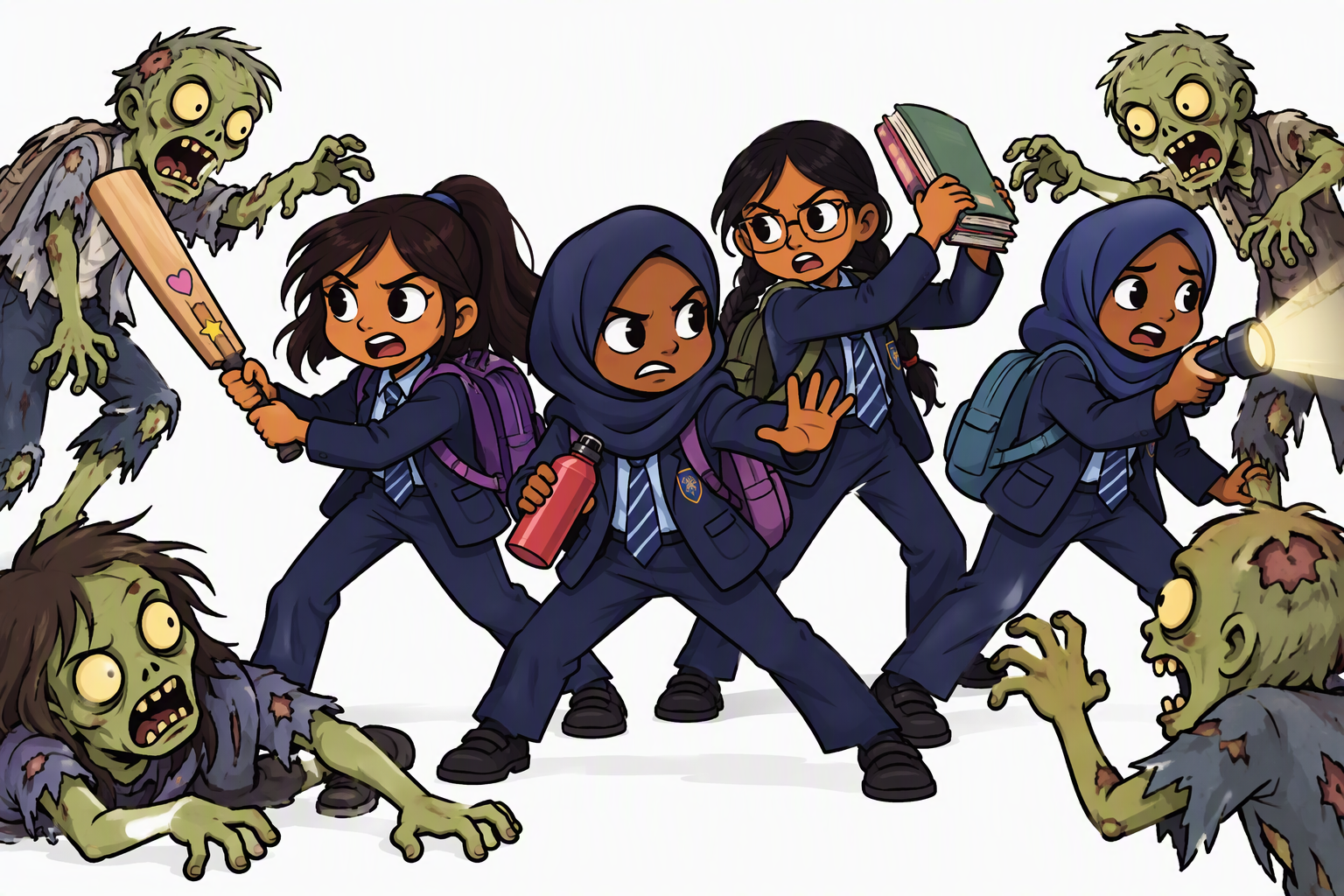 Students survive Zombie Apolcalypse!
